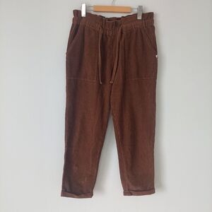 KAVU Wyeth Pant, Size Large, Corduroy in Brown, 100% Cotton